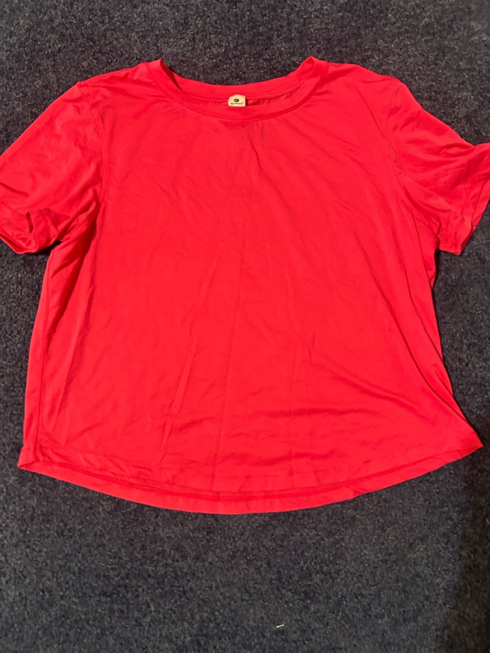 Women’s Pink Short-Sleeve Crew Neck Top